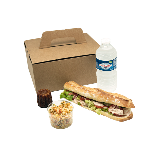box sandwich thon et crudités en livraison pour vos déjeuners en entreprise à Tours, 37