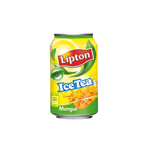 Canette de Lipton Ice Tea goût mangue - soda 33cl