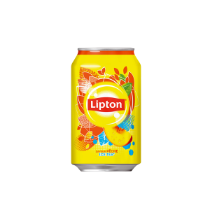 Canette de Lipton Ice Tea goût pêche - soda 33cl