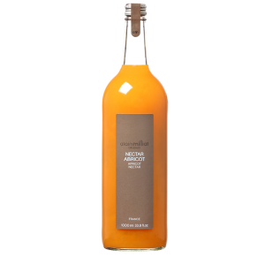 Délicieux nectar d'abricot de chez Alain Milliat, bouteille en verre 1l