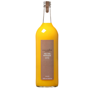 Délicieux nectar de mangue de chez Alain Milliat, bouteille en verre 1l
