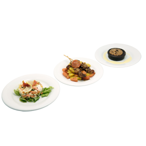 plateau repas Anémone (salade, brochettes de poulet, brookie) pour vos déjeuners, livraison en entreprise à Tours, 37