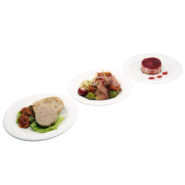 plateau repas Marguerite ( mousseron de canard,anti pasti, bavarois) pour vos déjeuners, livraison en entreprise à Tours, 37