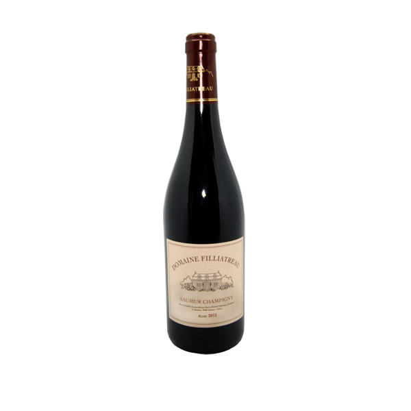 Saumure champigny, bouteille de vin rouge 75cl