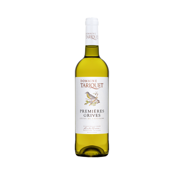 Bouteille de Tariquet, vin blanc 75cl